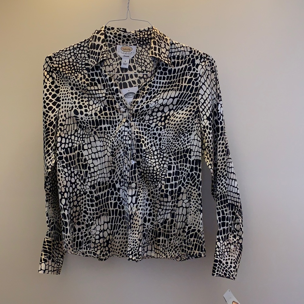 Talbots Women Petite Button-Down Shirt NWT 6P